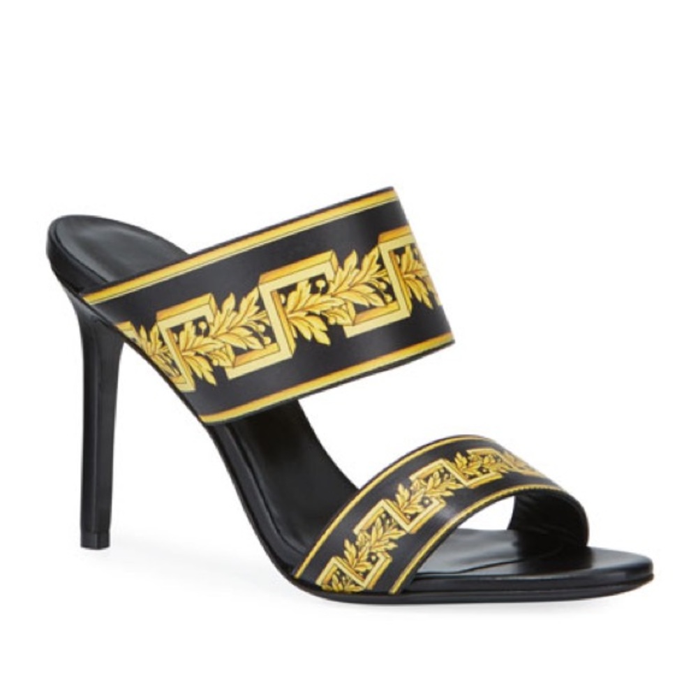 Versace Grecco Slide heels
